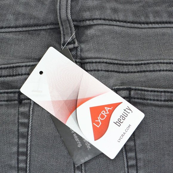 NWT G BY GIULIANA Womens Lycra Inside Slit Boot-Cut Jean 10 Valley Gray Wash - Picture 4 of 8